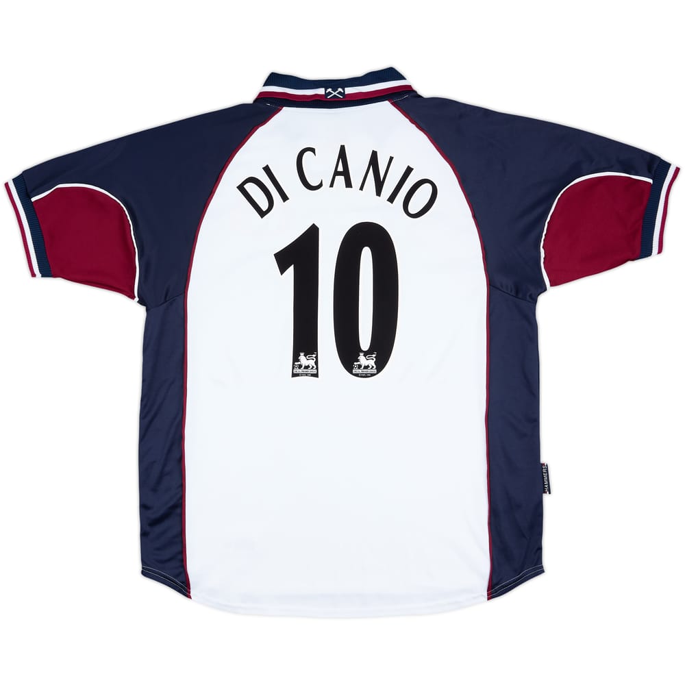 1999-01 Camiseta de visitante del West Ham Di Canio #10 - 8/10 - (XXL)