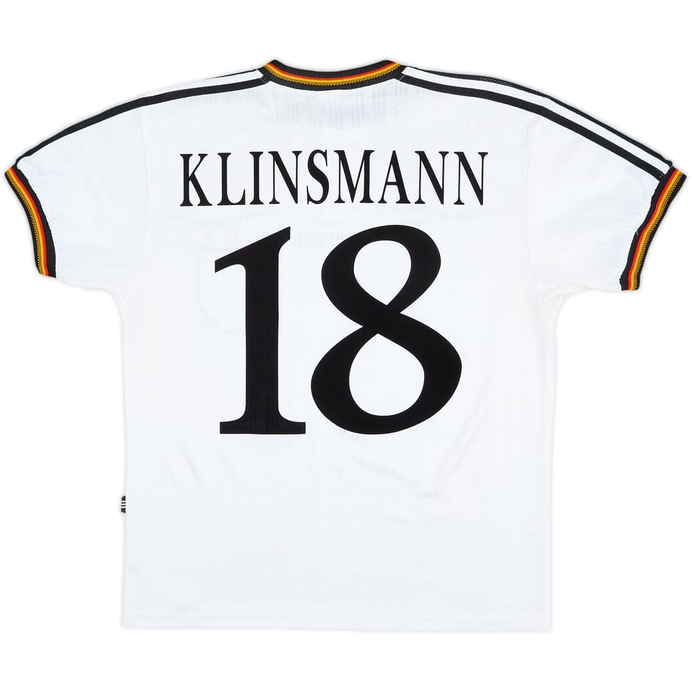 Camiseta de local de Alemania 1996-98 Klinsmann #18 - 6/10 - (M)