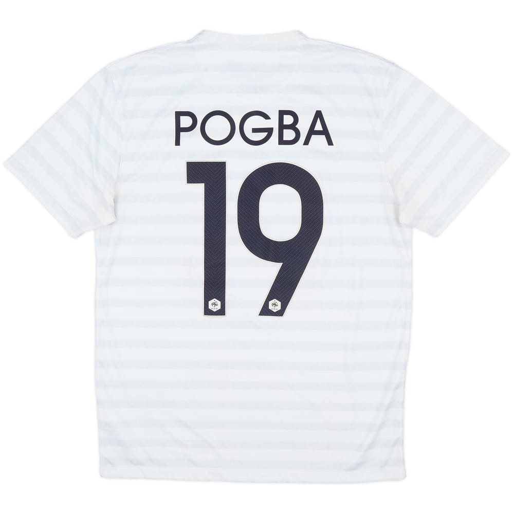 2014-15 France Away Shirt Pogba #19 - 5/10 - (M)