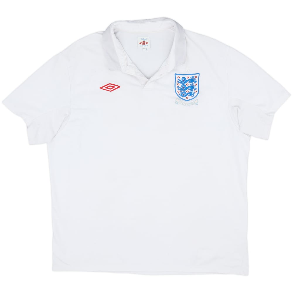 2009-10 England 'South Africa' Home Shirt - 5/10 - (XXL)