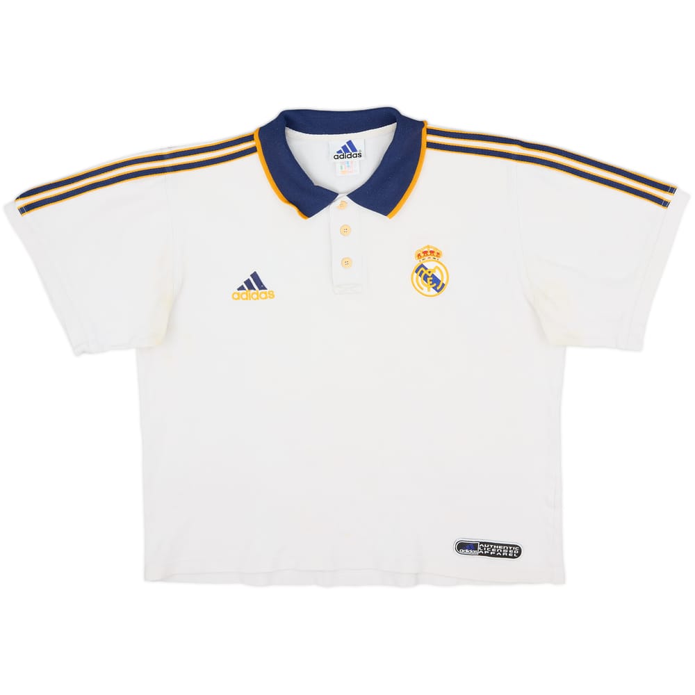 1998-00 Real Madrid adidas Polo Shirt - 4/10 - (M)