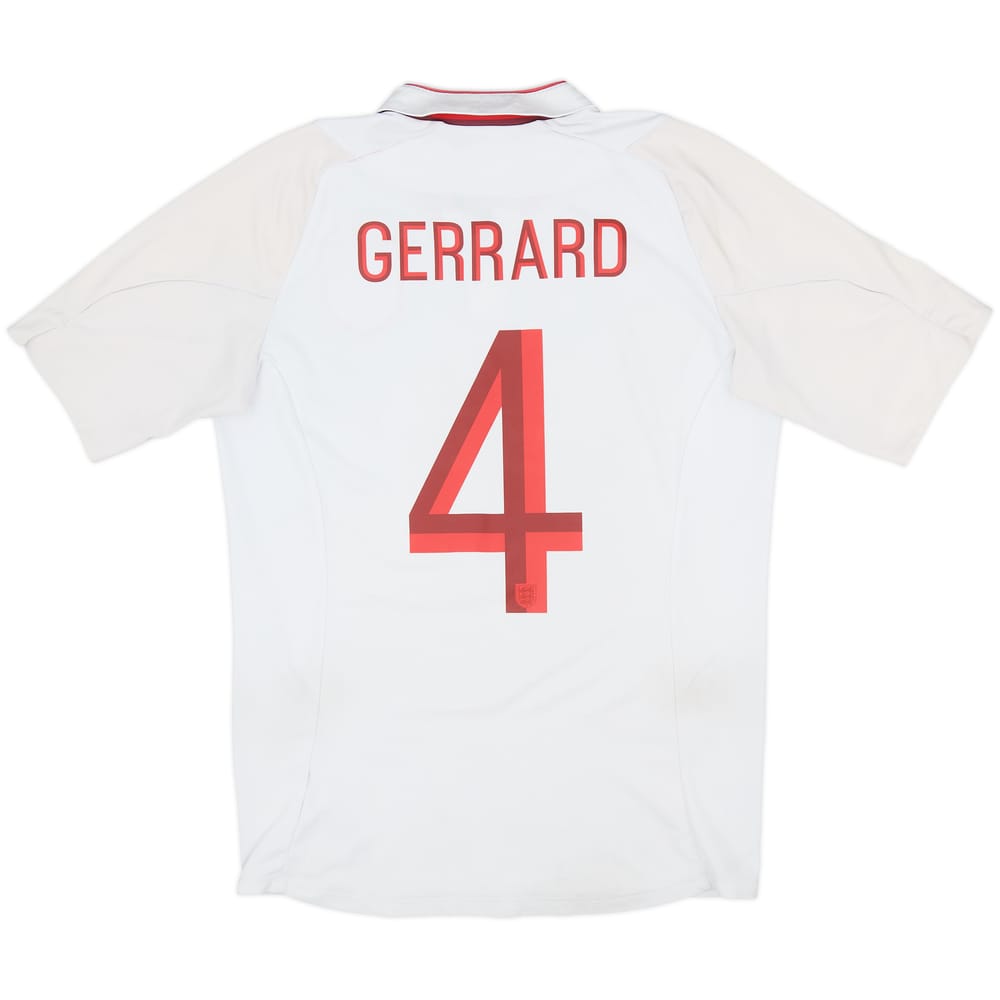 2012-13 England Home Shirt Gerrard #4 - 5/10 - (M)