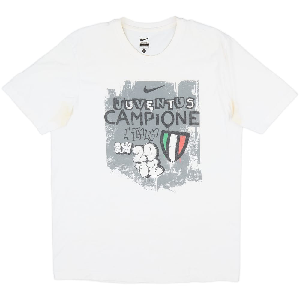 2011-12 Juventus Nike 'Campione' Graphic Tee - 4/10 - (L)