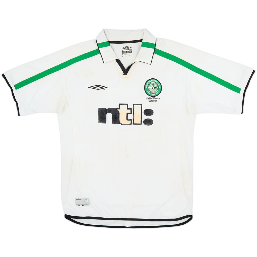 2001-02 Celtic 'Treble Winners' Away Shirt - 5/10 - (L)