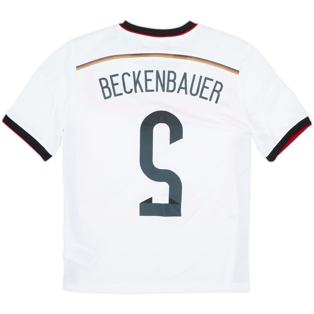 2014-15 Germany Home Shirt Beckenbauer #5 (L.Boys)