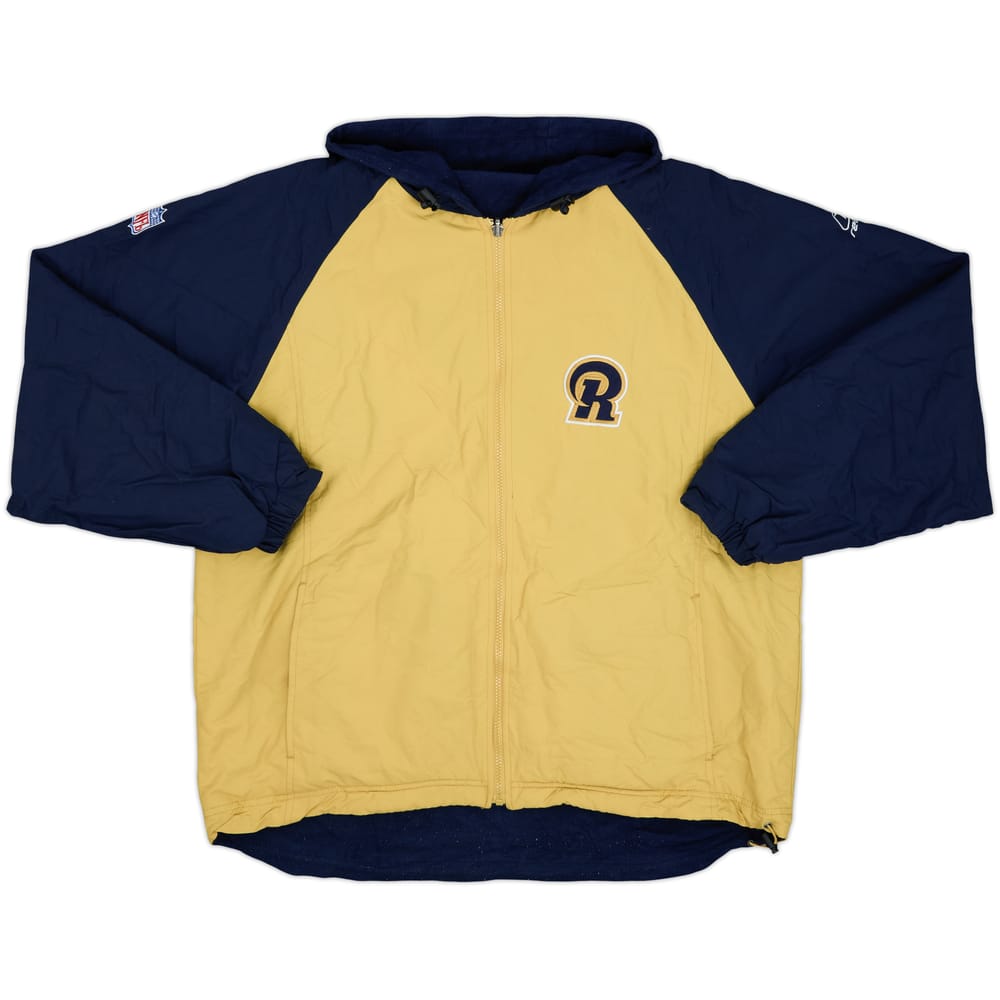 2002-04 St Louis Rams Reebok Reversible Hooded Coat - 6/10 - (L)