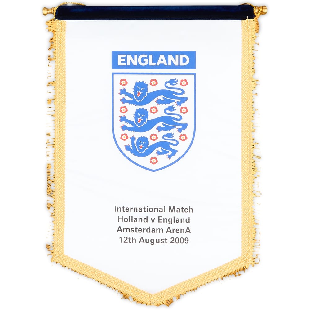 2009 England Match Pennant International Friendly (v Netherlands)