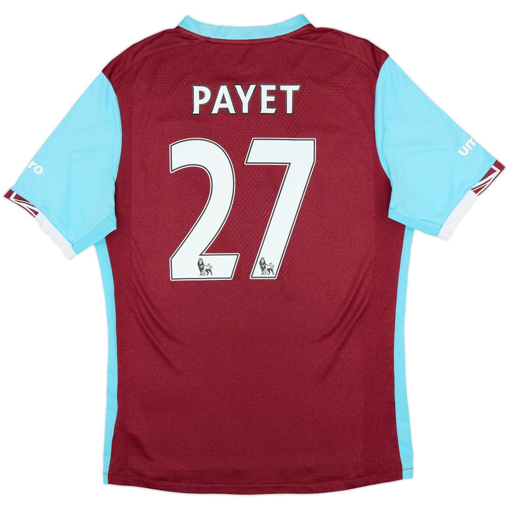 2016-17 West Ham Home Shirt Payet #27 - 6/10 - (L)