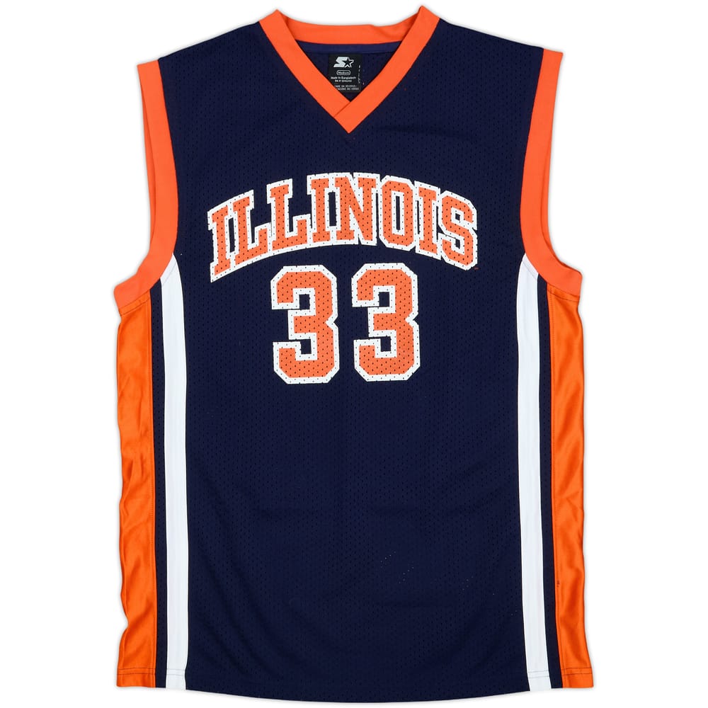 1990s Illinois Fighting Illini #33 Starter Away Jersey - 9/10 - (M)