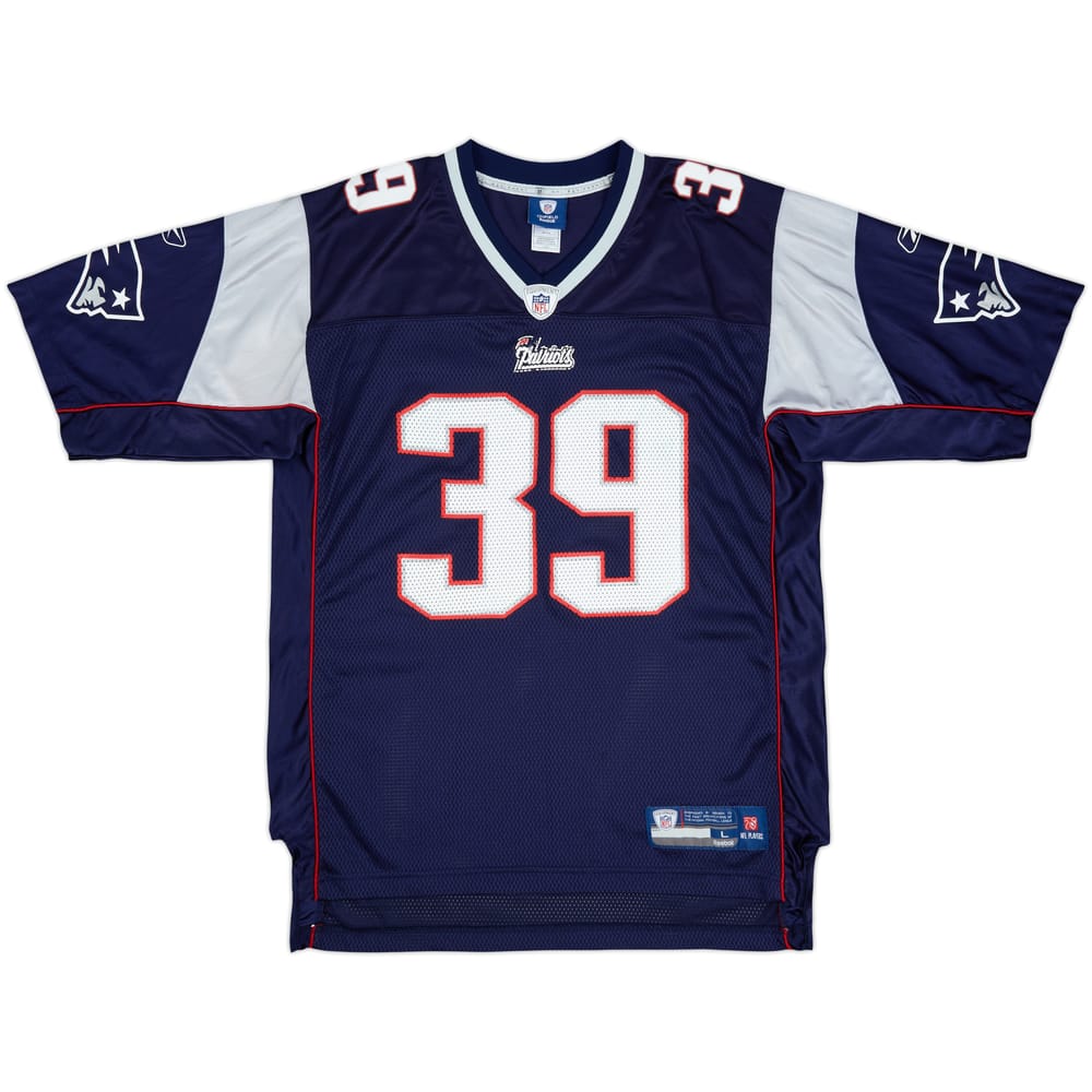 2010-11 New England Patriots Woodhead #39 Reebok On Field Home Jersey - 7/10 - (L)