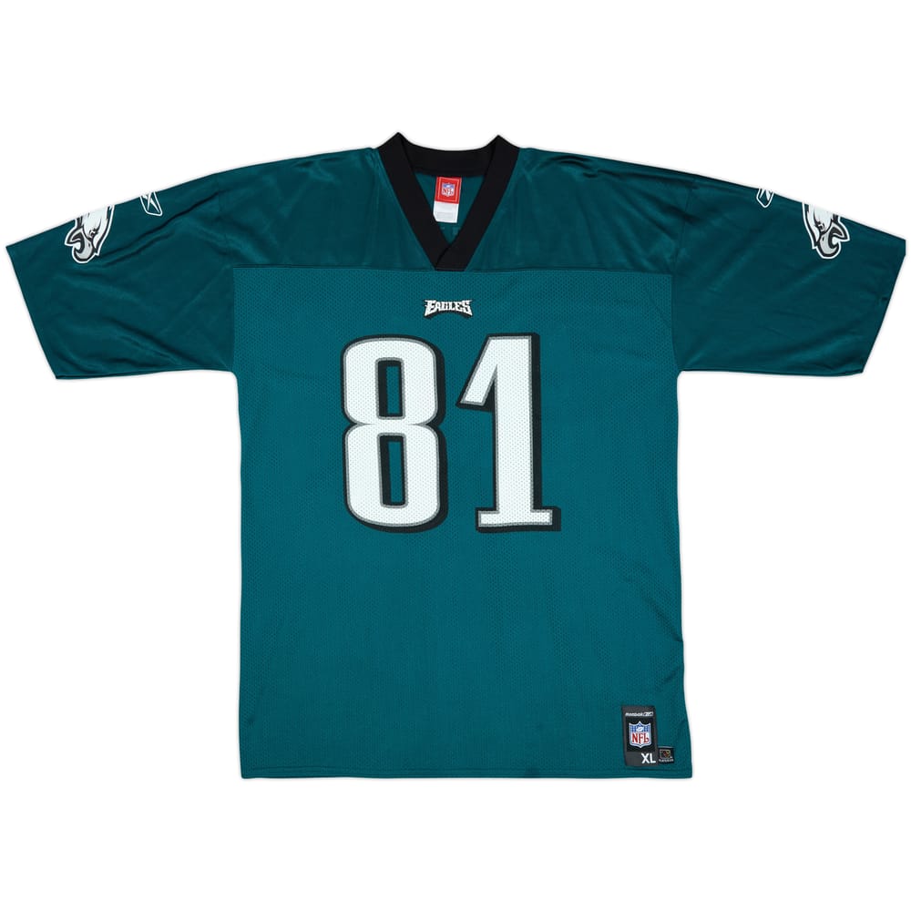 2005-06 Philadelphia Eagles Owens #81 Reebok Replica Home Jersey - 9/10 - (XL)
