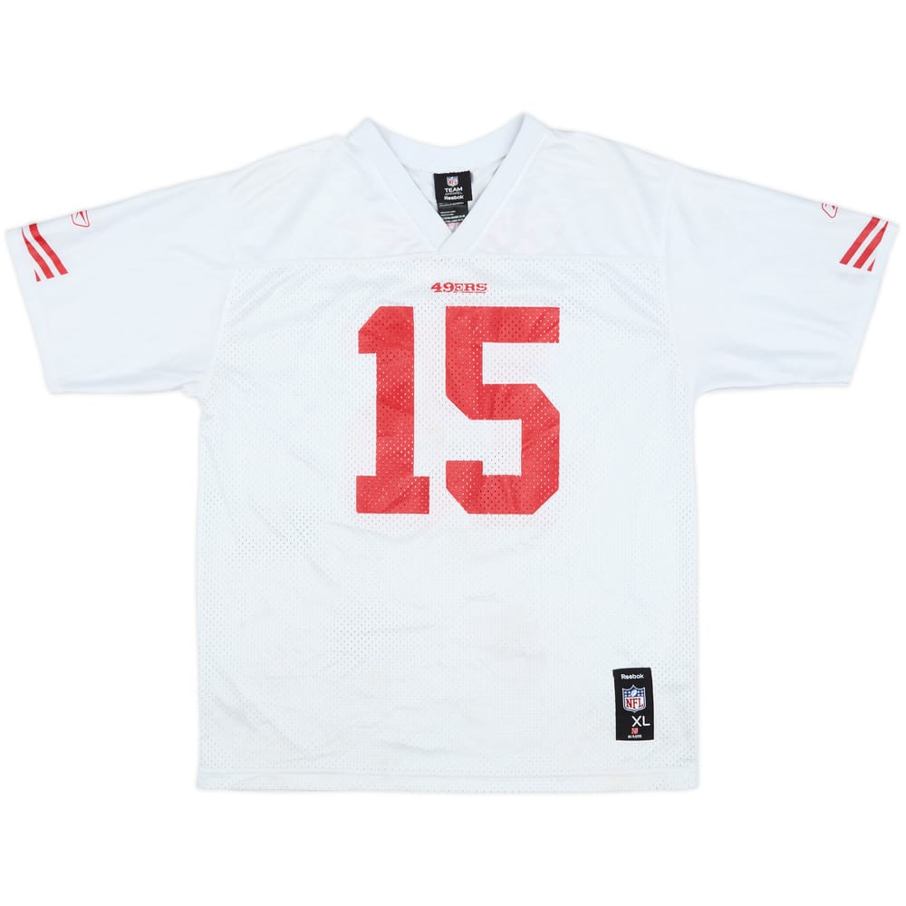 2009-11 San Francisco 49ers Crabtree #15 Reebok Replica Away Jersey - 7/10 - (XL.Boys)