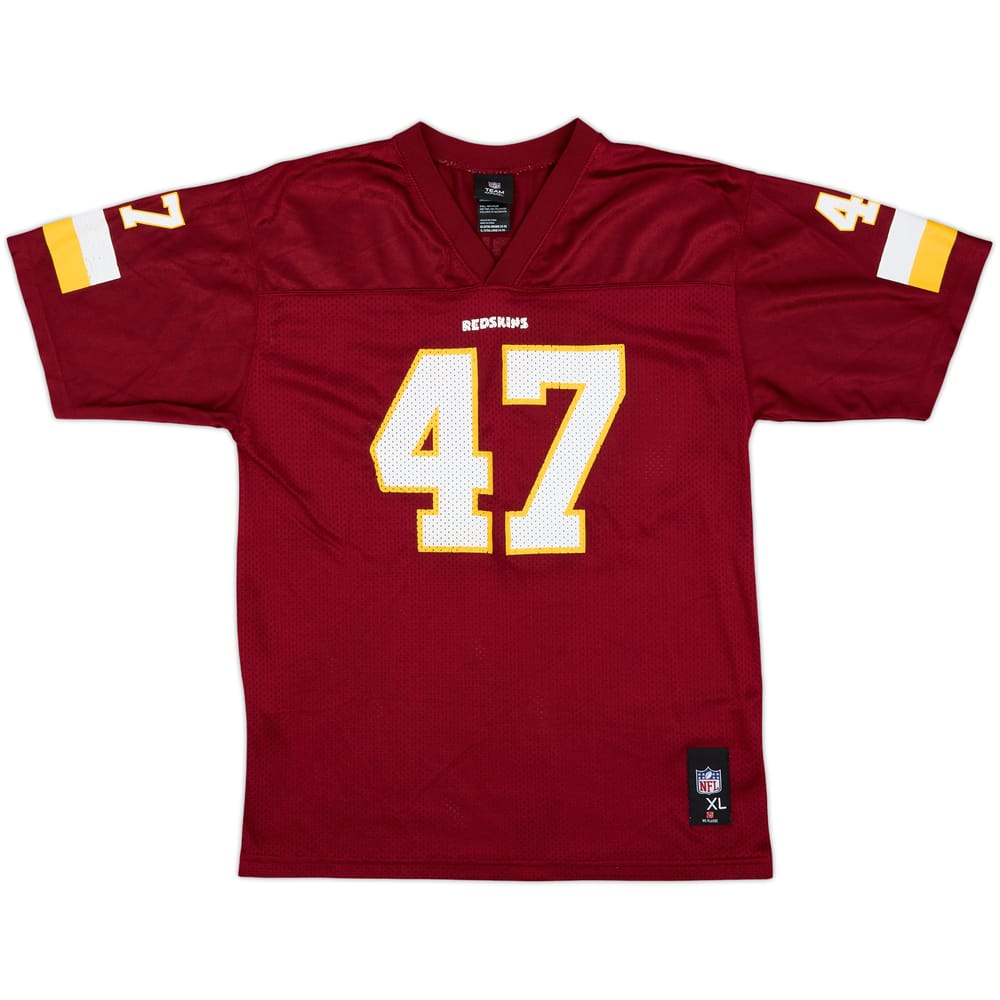 2008-11 Wasington Redskins Cooley #47 Reebok Replica Home Jersey - 6/10 - (XL.Boys)