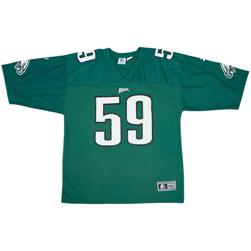 1996-98 Philadelphia Eagles Mamula #59 Starter Home Jersey - 8/10 - (XL)