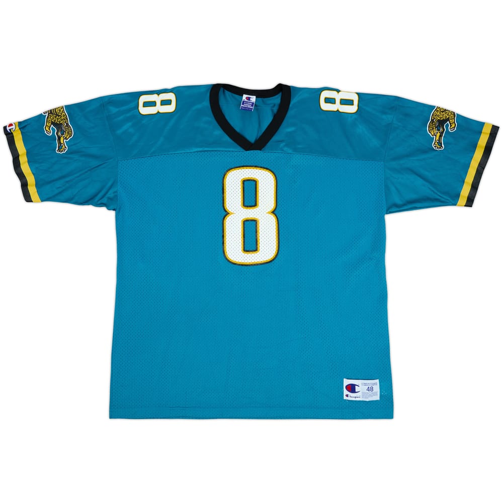 1995 Jacksonville Jaguars Brunell #8 Champion Home Jersey - 9/10 - (XL)