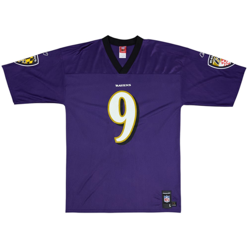 2006 Baltimore Ravens McNair #9 Reebok Replica Home Jersey - 5/10 - (L)