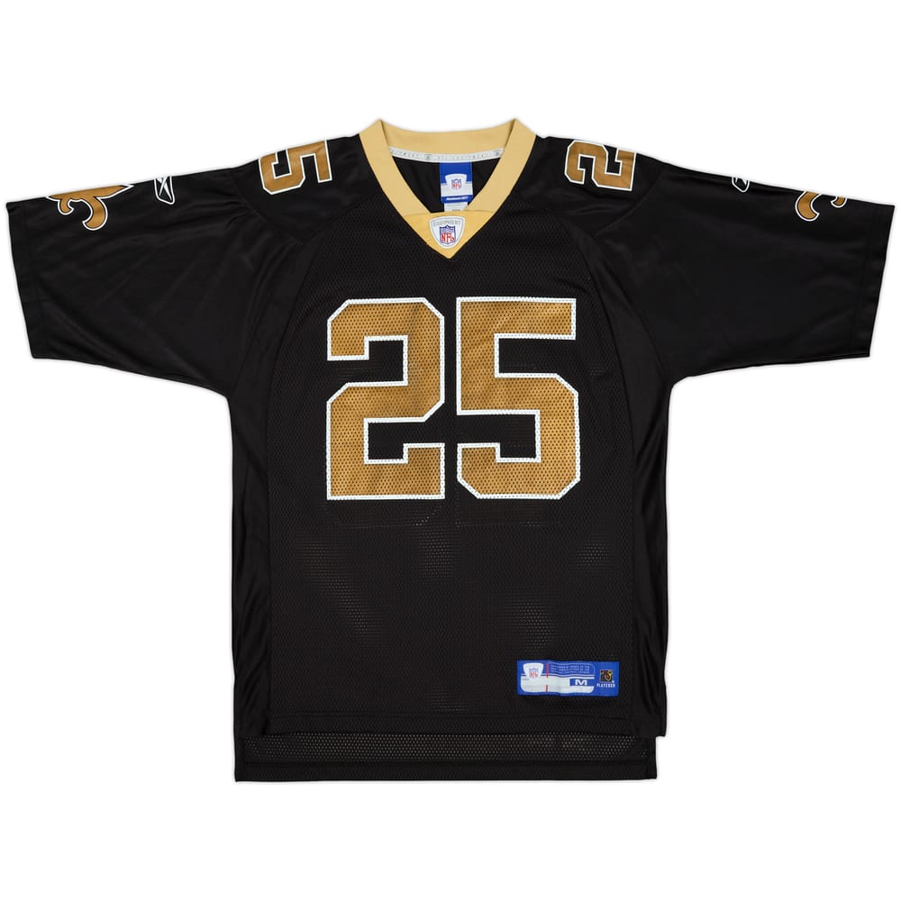 2006 New Orleans Saints Bush #25 Reebok On Field Home Jersey - 7/10 - (M)