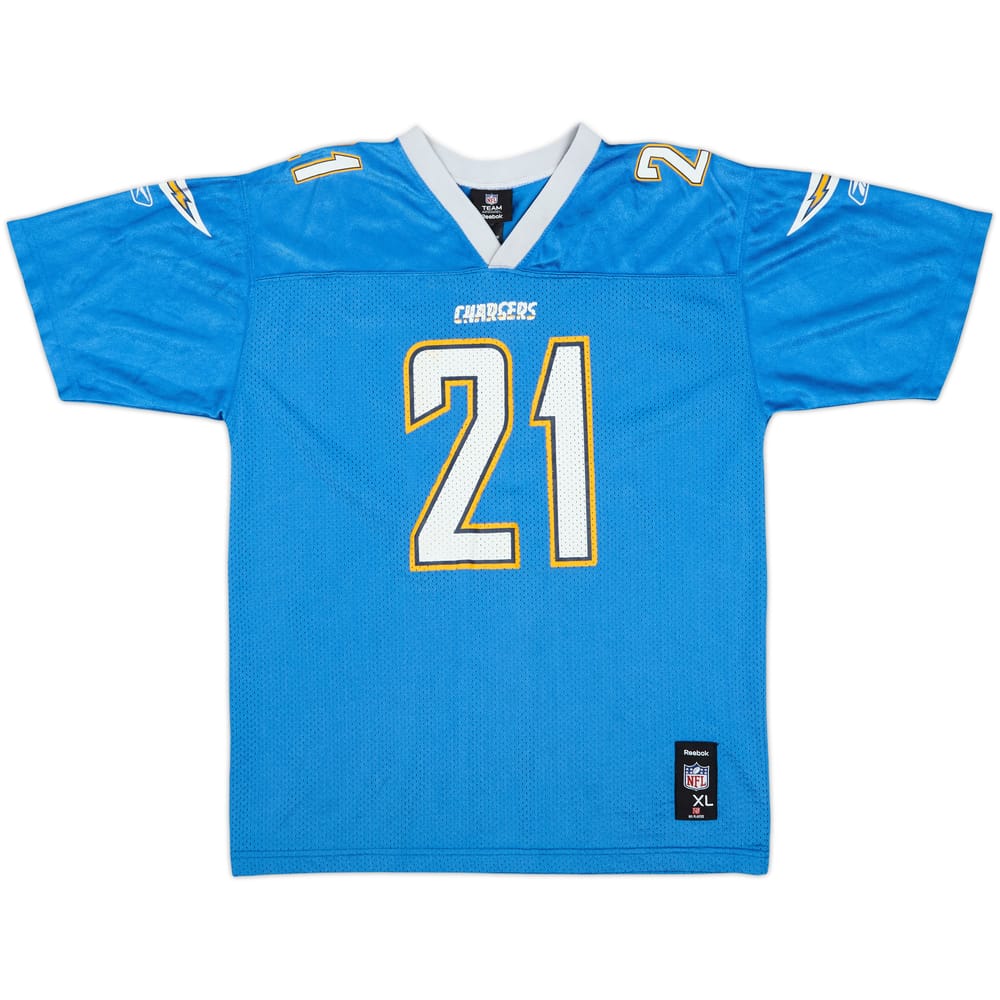 2008-09 San Diego Chargers Tomlinson #21 Reebok Replica Alternate Jersey - 6/10 - (XL.Boys)
