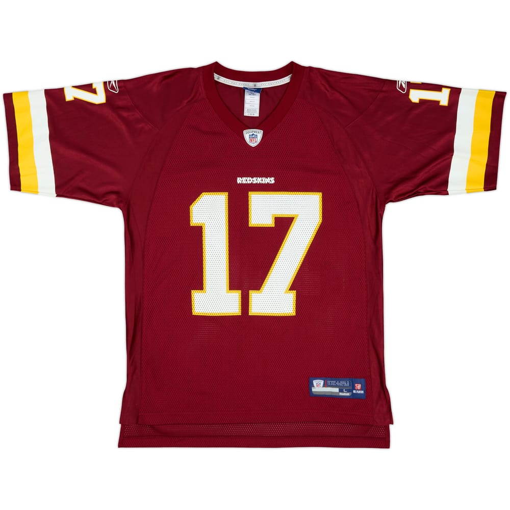 2008-09 Washington Redskins J.Campbell #17 Reebok On Field Home Jersey - 9/10 - (L)