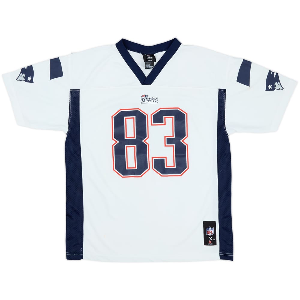 2012 New England Patriots Welker #83 NFL Replica Away Jersey - 3/10 - (XL.Boys)