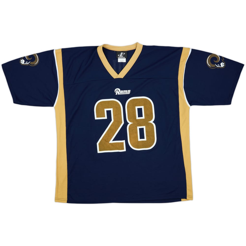 1999 St Louis Rams Faulk #28 Logo Athletic Home Jersey - 9/10 - (XL)