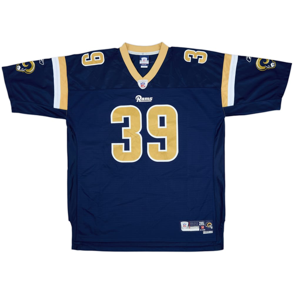 2007 St. Louis Rams Jackson #39 Reebok Premier Home Jersey - 7/10 - (XXL)