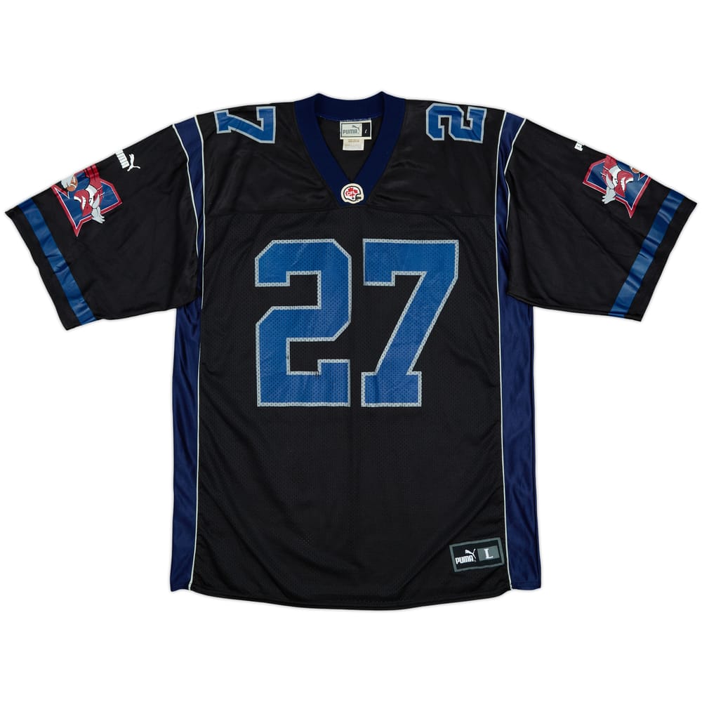 2001-02 Montreal Alouettes Pringle #27 Puma Alternate Jersey - 7/10 - (L)