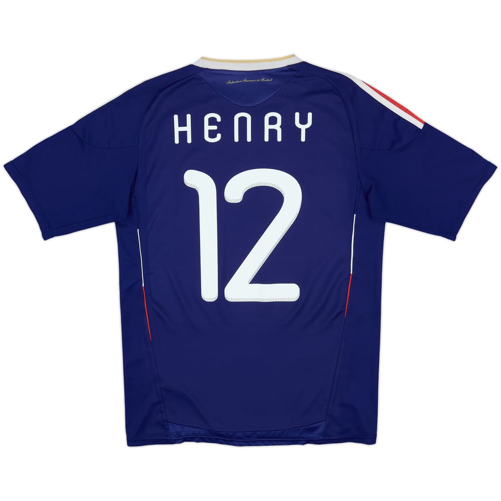 Camiseta de local de Francia 2009-10 Henry #12 - 5/10 - (M)