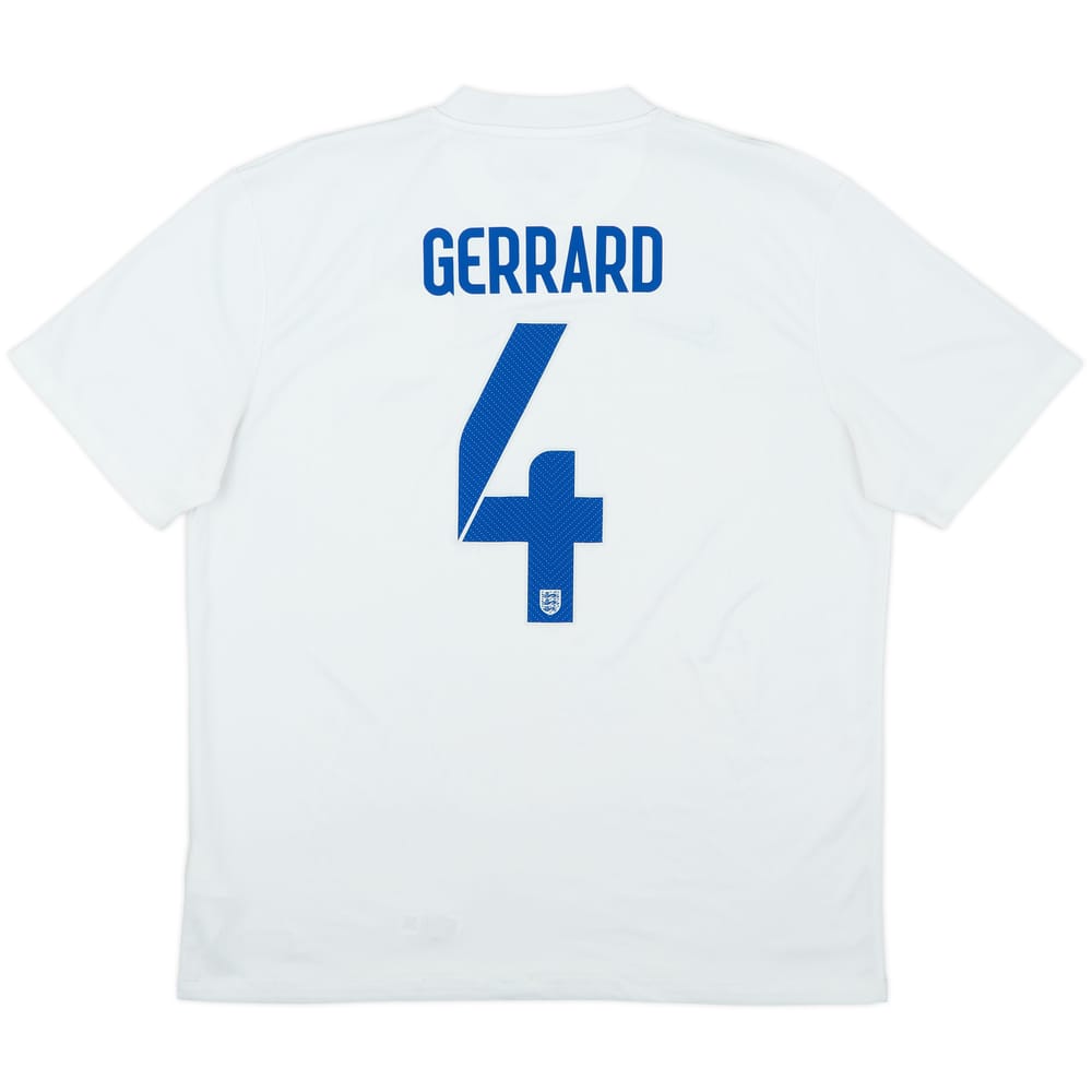 2014-15 England Home Shirt Gerrard #4 - 6/10 - (XL)