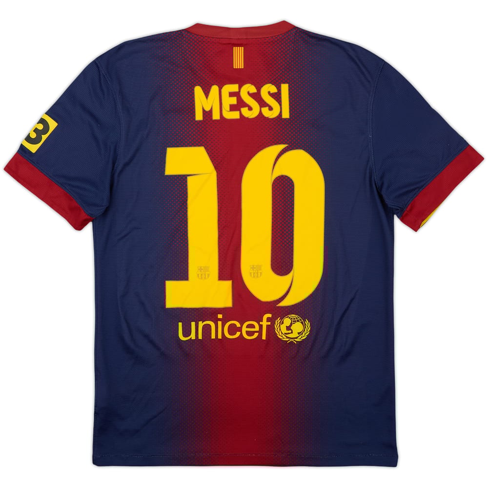 2012-13 Barcelona Home Shirt Messi #10 - 6/10 - (S)