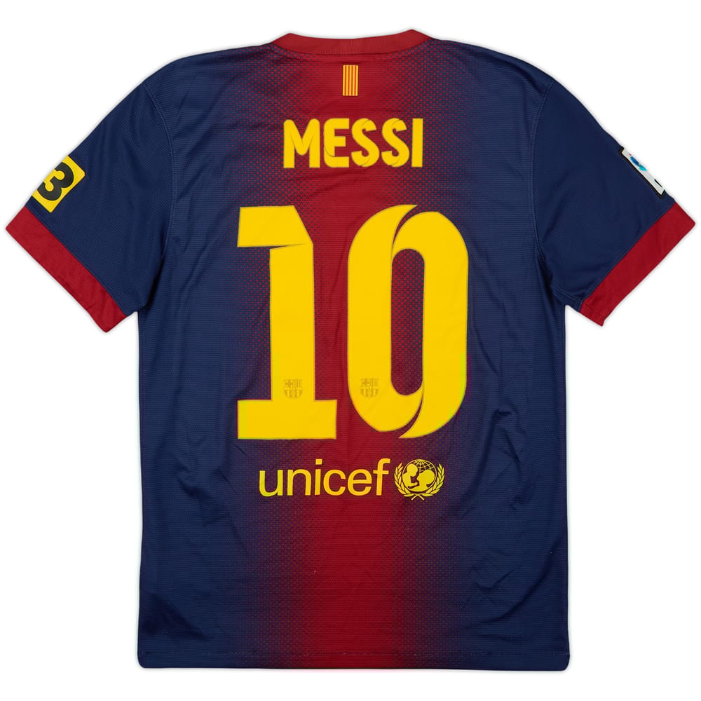 2012-13 Barcelona Home Shirt Messi #10 - 8/10 - (S)