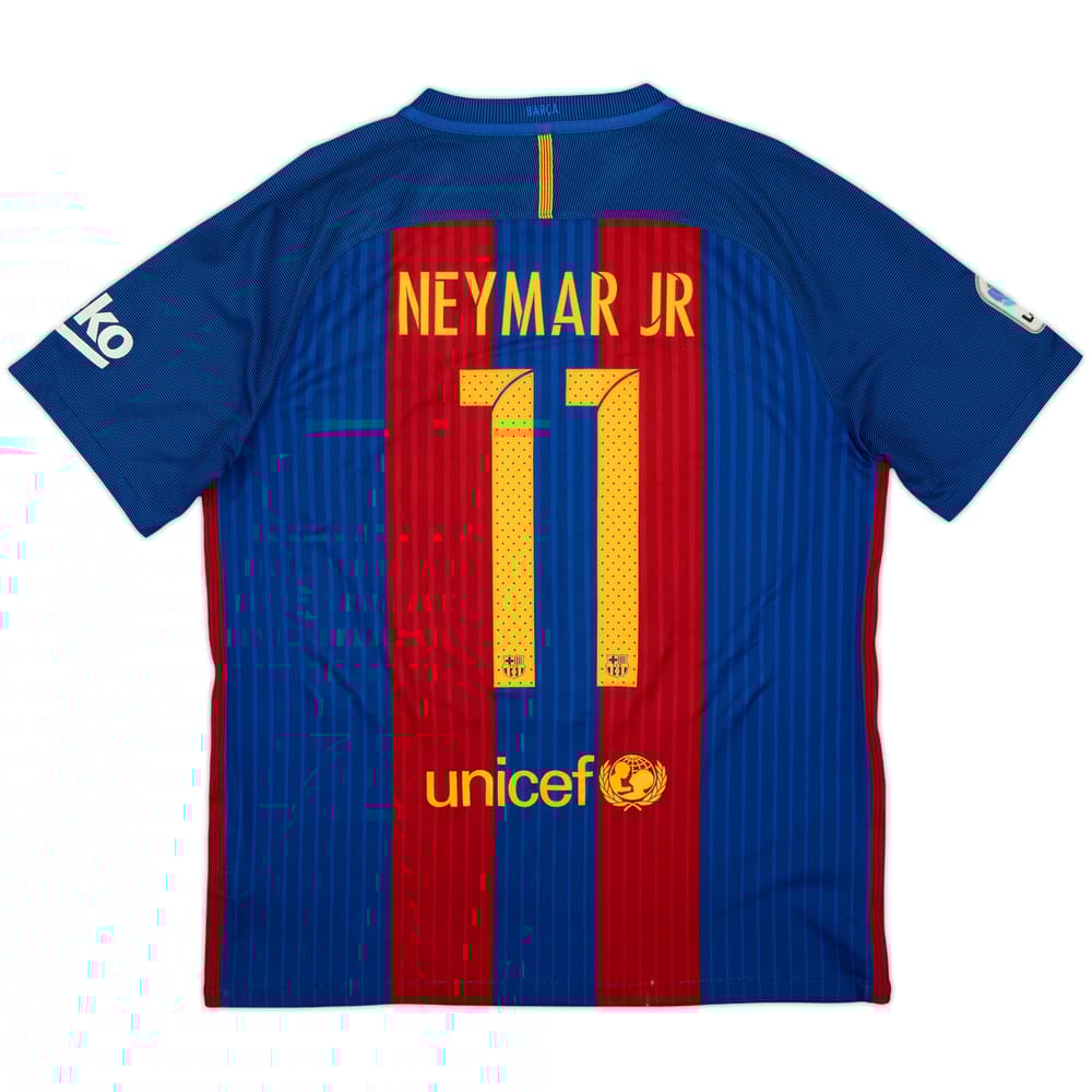 2016-17 Barcelona Home Shirt Neymar Jr #11 - 6/10 - (L)