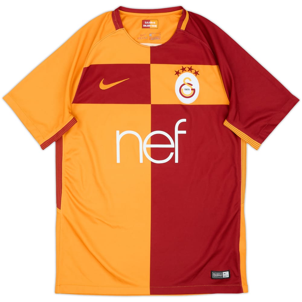 2017-18 Galatasaray Home Shirt - 7/10 - (S)