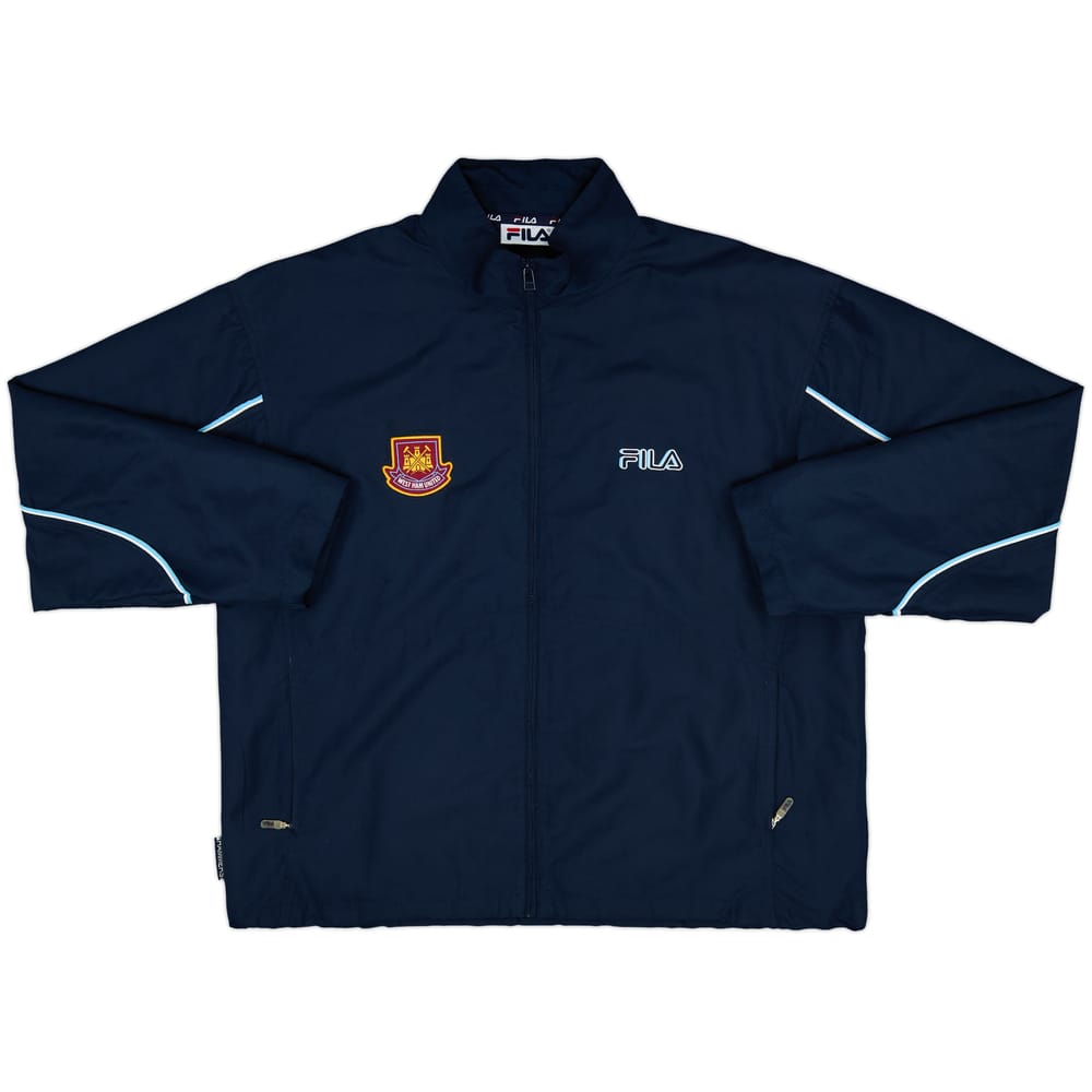 2000-02 West Ham Fila Track Jacket - 10/10 - (L)