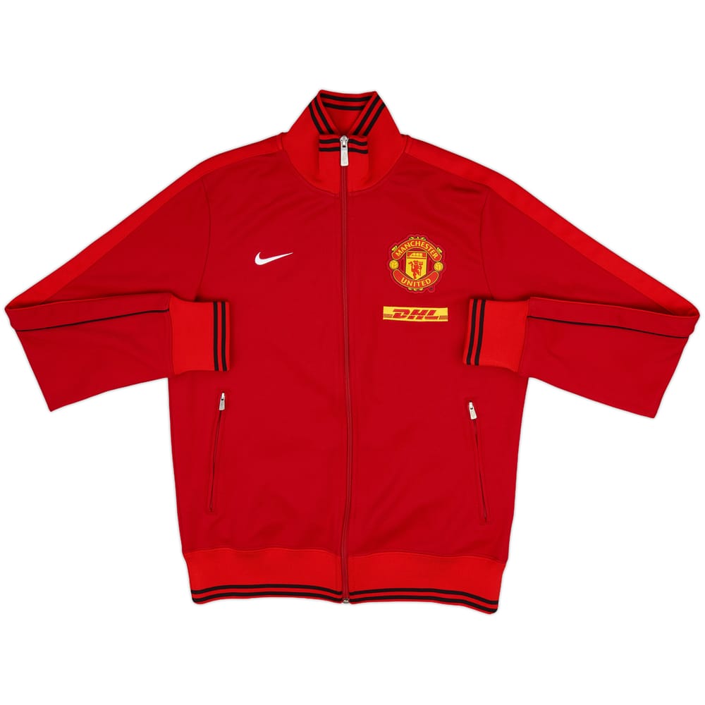 2013-14 Manchester United Nike Track Jacket - 10/10 - (M)