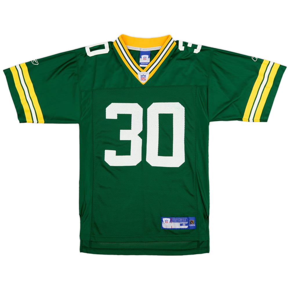 2005-06 Green Bay Packers Green #30 Reebok On Field Home Jersey (Excellent) S