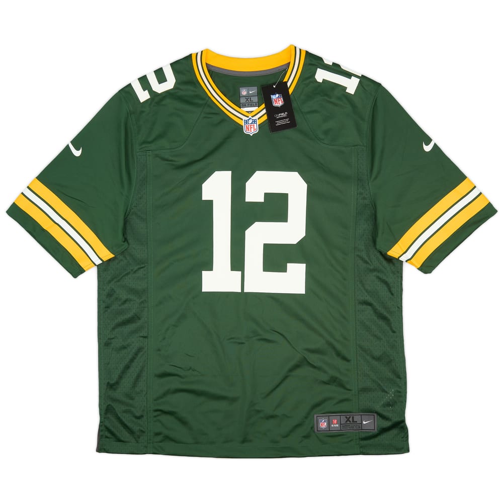 2012-22 Green Bay Packers Rodgers #12 Nike Game Home Jersey (XL)
