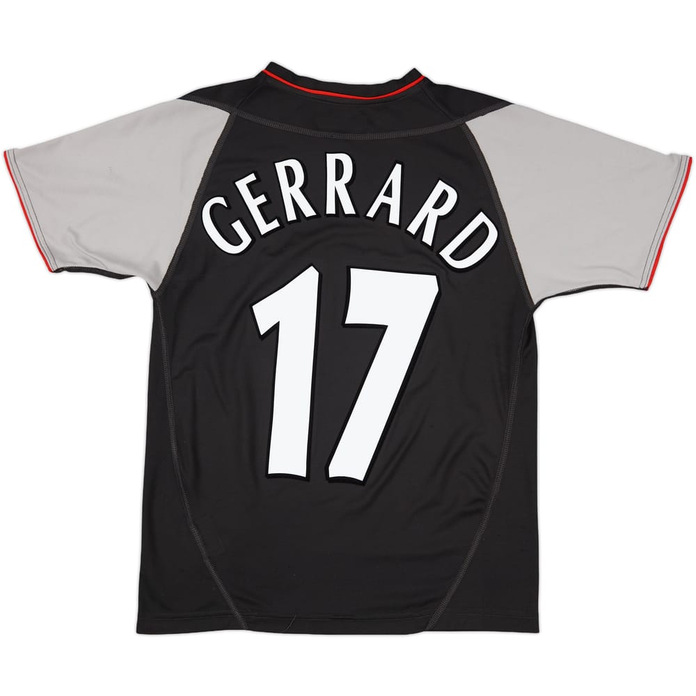 2002-04 Liverpool Away Shirt Gerrard #17 - 9/10 - (XS)