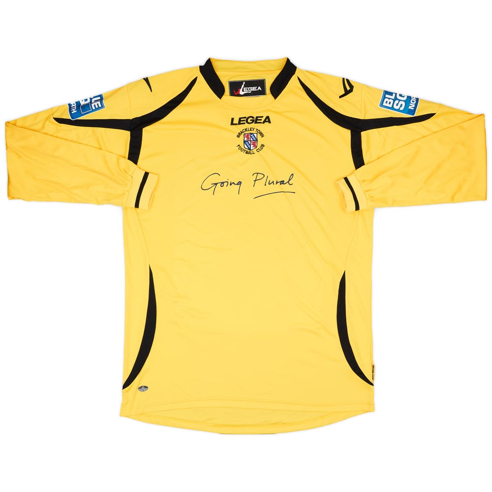 2012-13 Brackley Town Match Issue Away L/S Shirt #6