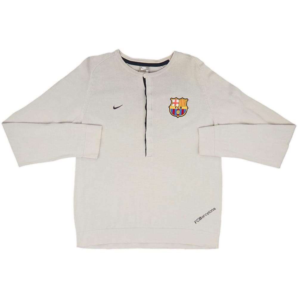 2007-08 Barcelona Nike Sweat Top - 7/10 - (M)