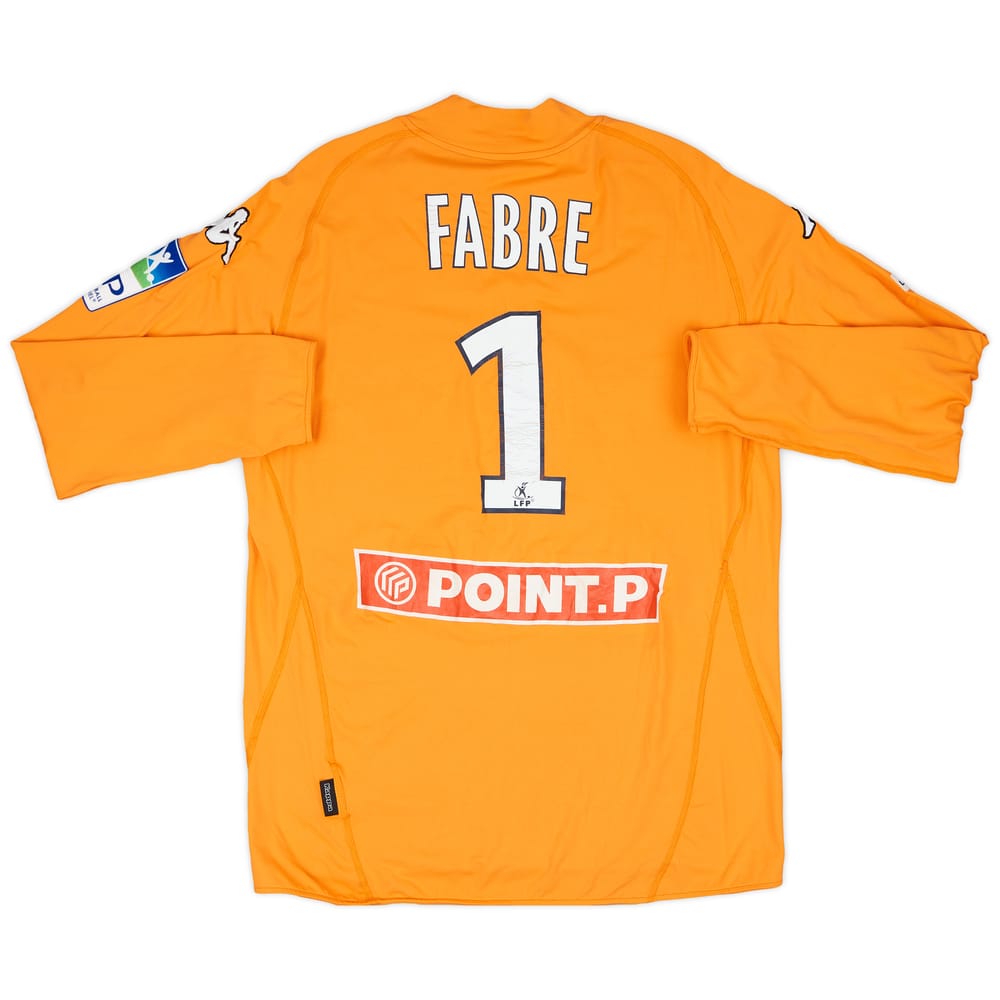 2010-11 Clermont Foot Match Issue Coupe de la Ligue GK Shirt Fabre #1