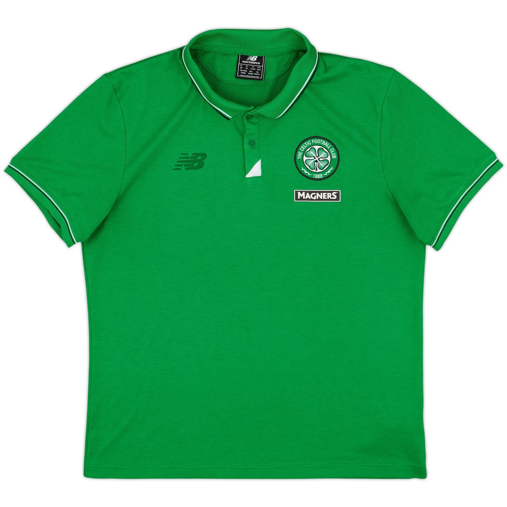 2015-16 Celtic New Balance Polo Shirt - 8/10 - (XL)