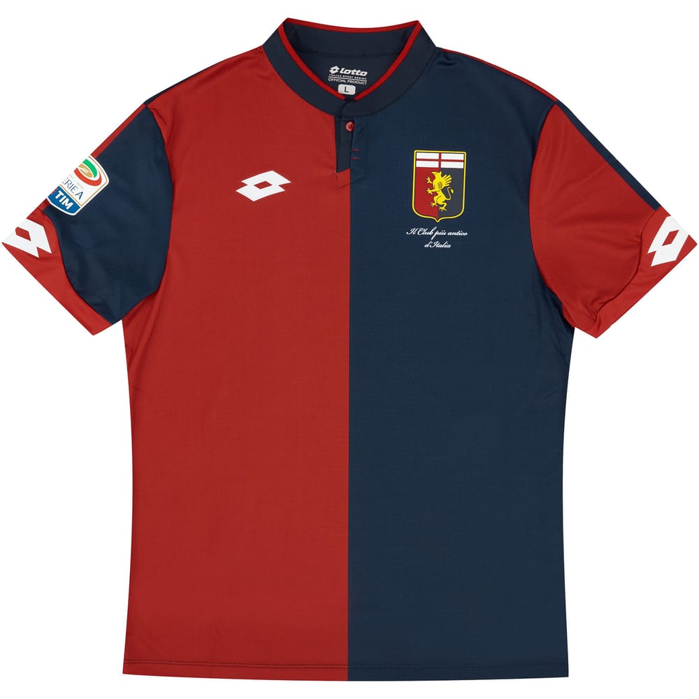 2017-18 Genoa Home Shirt - NEW