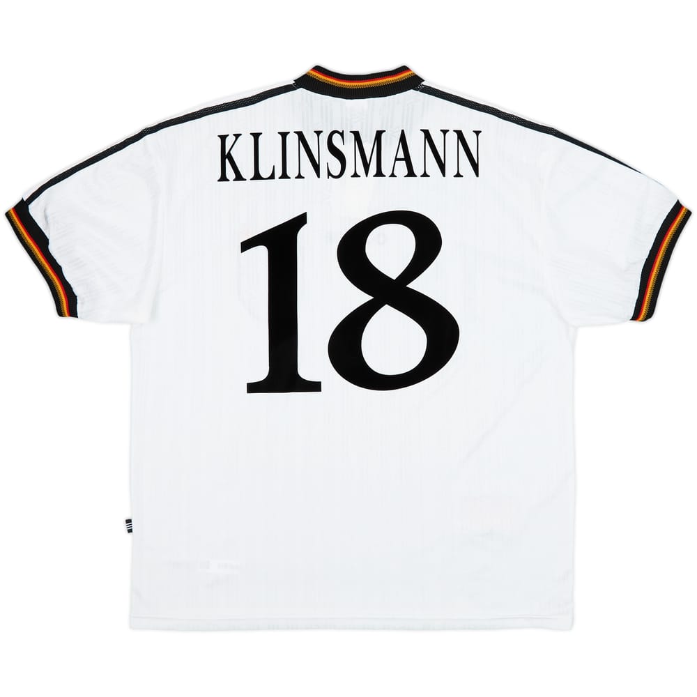 1996-98 Germany Home Shirt Klinsmann #18 - 8/10 - (S)