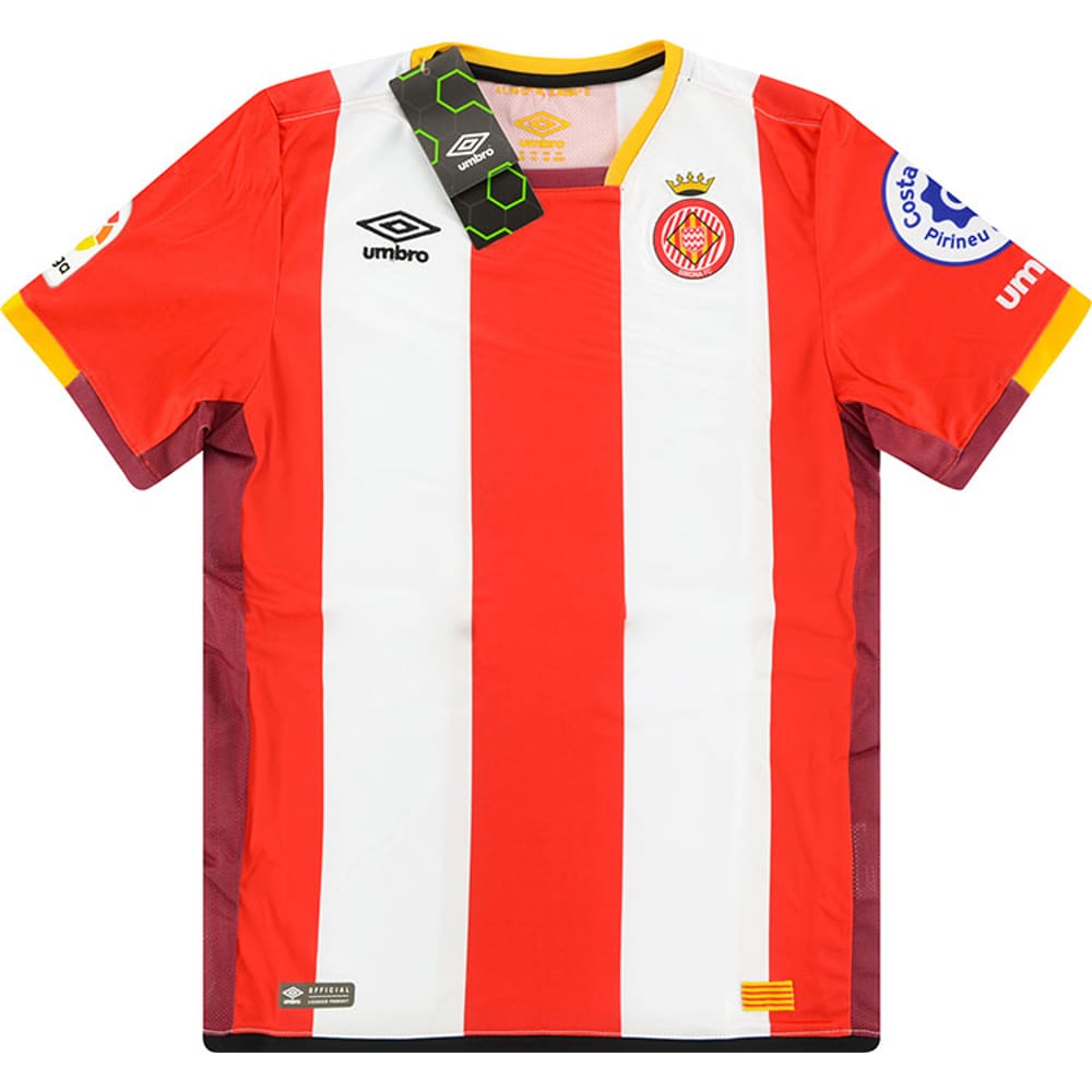 2017-18 Girona Home Shirt - NEW - (L.Kids)