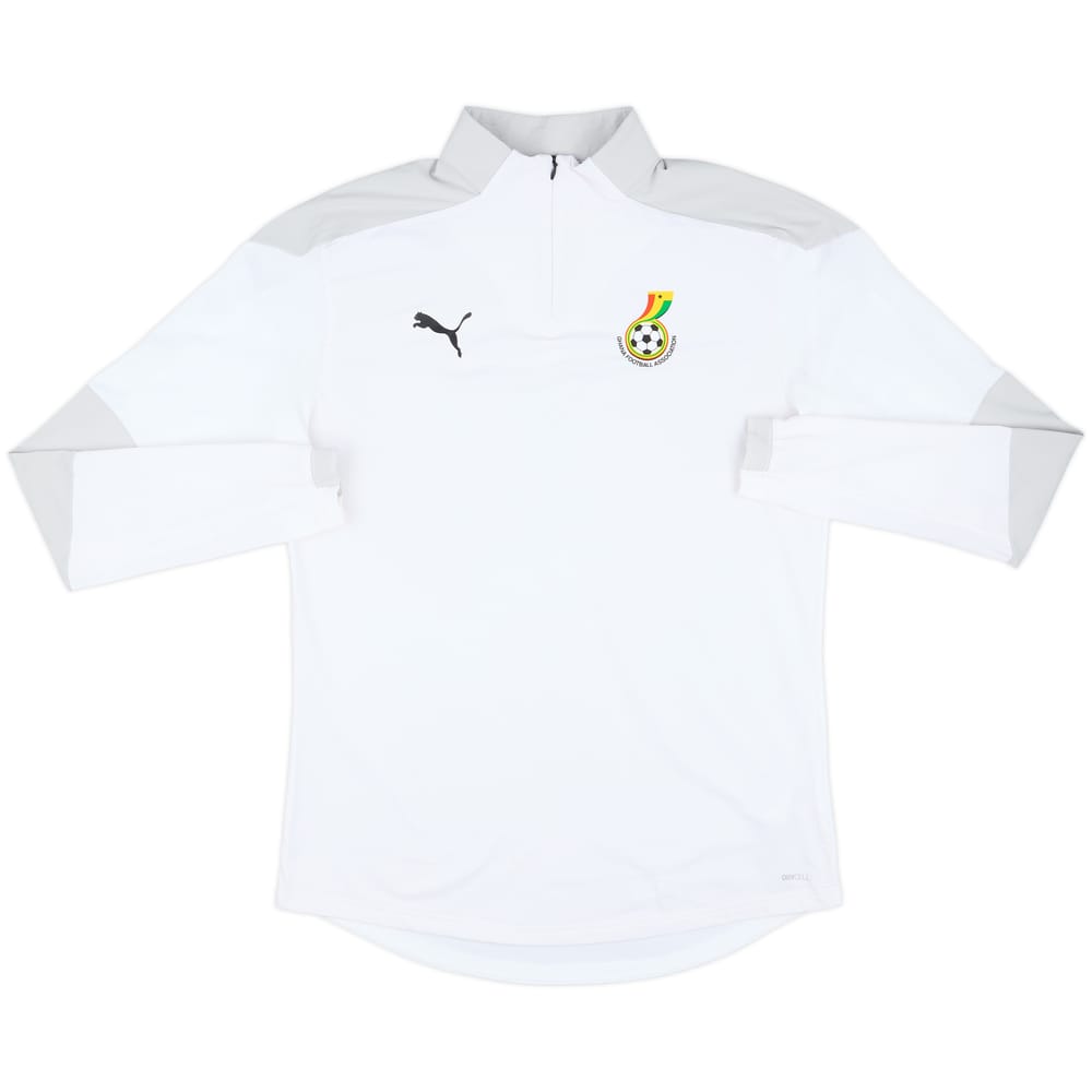 2019-20 Ghana Puma 1/4 Zip Sweat Top - 6/10 - (L)