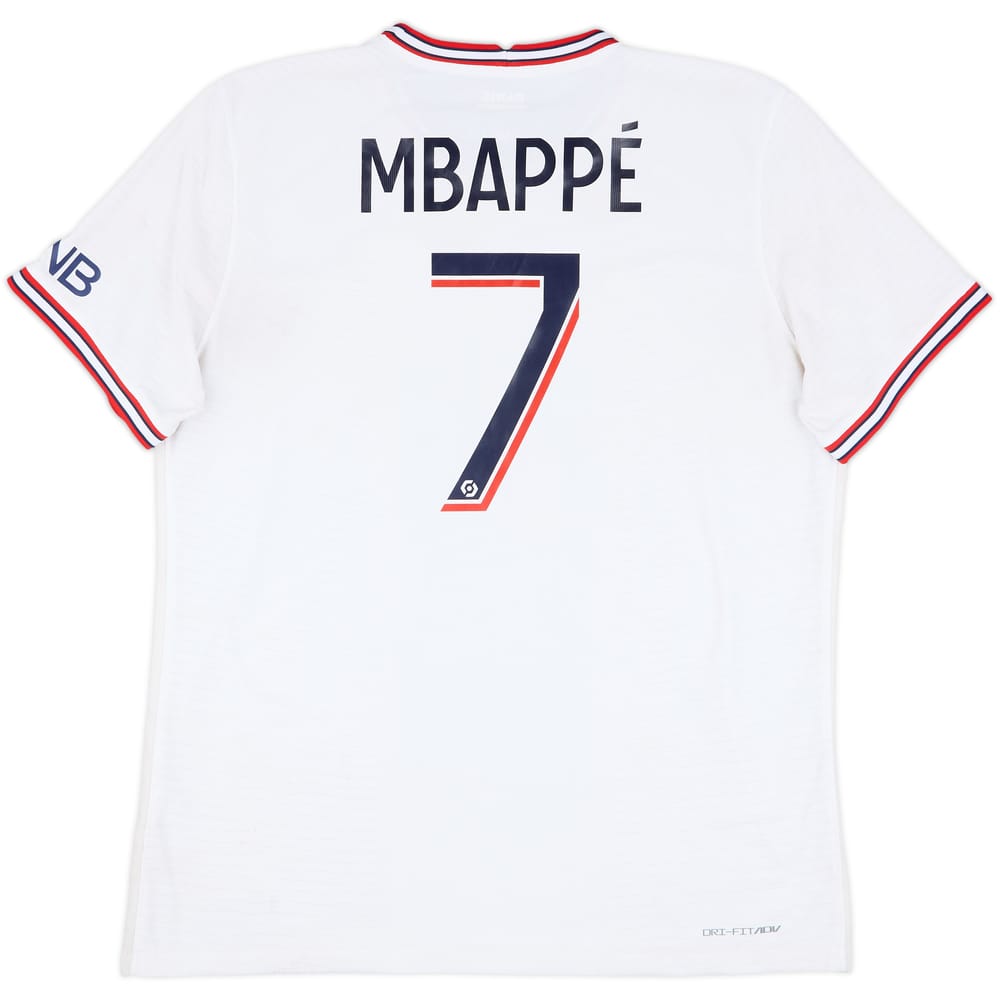 2021-22 Paris Saint-Germain Authentic Fourth Shirt Mbappe #7 - 6/10 - (XL)