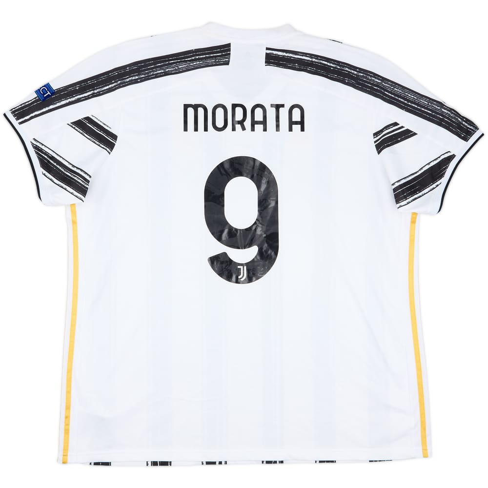 2020-21 Juventus Home Shirt Morata #9 - 6/10 - (3XL)