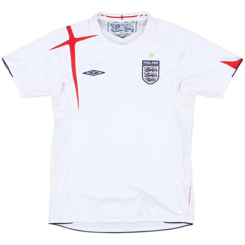 2005-07 England Home Shirt - 5/10 - (S)