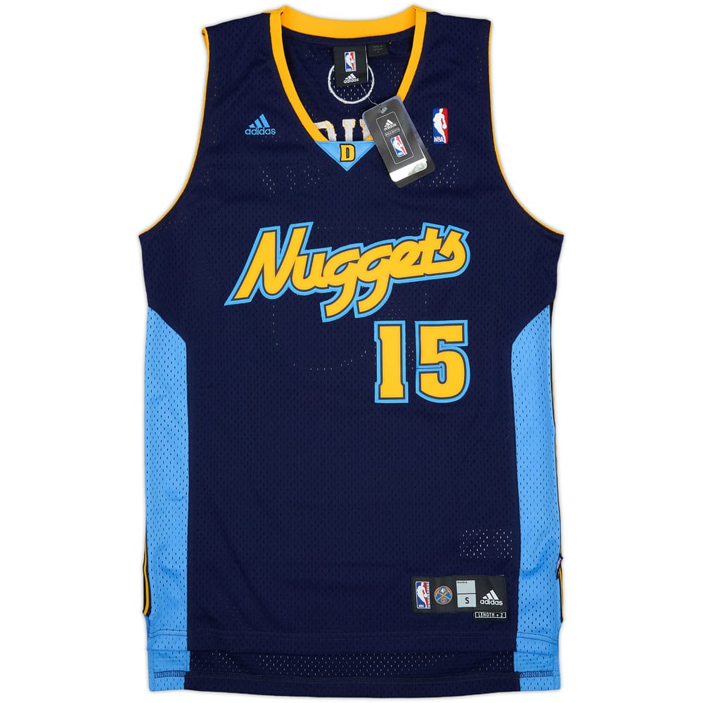 2006-10 Denver Nuggets Anthony #15 adidas Swingman Alternate Jersey (S)